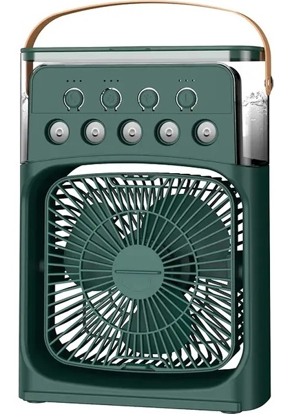 Kamp Için Taşınabilir Klima Hafif Mist Fan Gecesi USB Elektrikli Su LED Humidifie Fun 3 In 1 Ac Ev Koşullandırma Argbcolor: Mini Beyaz (Yurt Dışından)