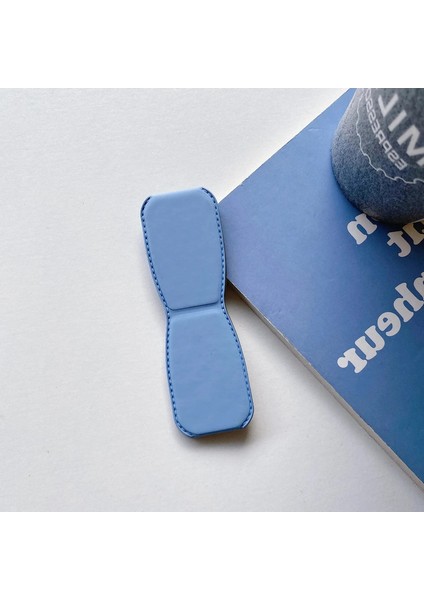 Manyetik Bileklik Halkası Kavrama Cep Telefonu Tutucu Sticker Yapıştır Cep Telefonu Tutucu Küçük Bel Şekli Cep Telefonu Tutucu Renk: Safir (Yurt Dışından)