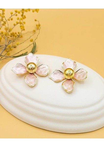 Pembe Gold Yasemin Küpe