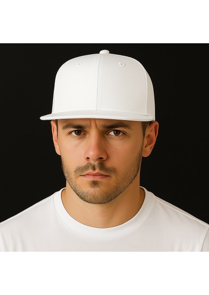Hip Hop Snapback Cap Modern Beyaz Şapka Logosuz fırsatları