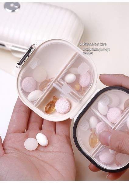 Luxıxı Mini Kabuk Depolama Kapalı Kutu Açık Havada Bir Hafta Seyahat Hap Kutusu Hap Yedi Gün Taşınabilir Hap Kutusu (Yurt Dışından) fırsatları