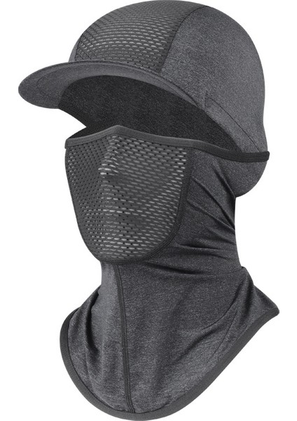 Luxıxı Yaz Güneş Koruyucu Maske Erkek Yaz Açık Güneş Gölgeleme Sürme Baş Kılıf Anti-Uv Buz Ipek Yüz Maskesi (Yurt Dışından)