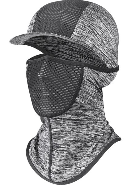 Luxıxı Yaz Güneş Koruyucu Maske Erkek Yaz Açık Güneş Gölgeleme Sürme Baş Kılıf Anti-Uv Buz Ipek Yüz Maskesi (Yurt Dışından)