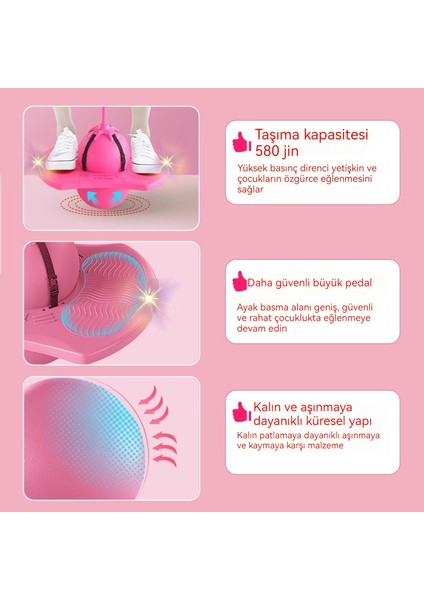 Jumping Topu Çocuk Jumping Topu Yetişkin Dengesi Spor Kreş Çocuk Kurbağa Zıplatma Topu (Yurt Dışından) indirimleri