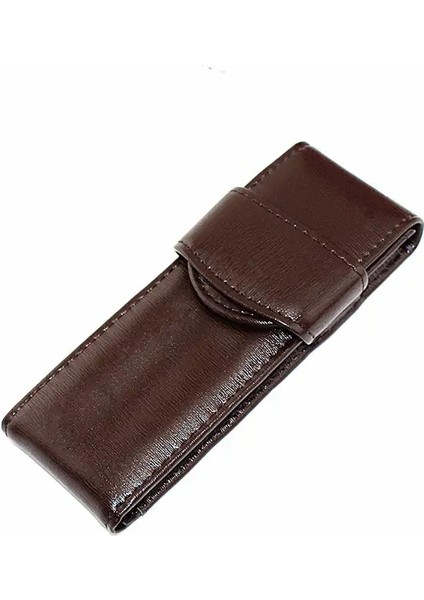 Çeşme Kalemi / Roller Kalem Kalem Kılıfı Kalem Çantası Gerçek Deri Kalitesi Yıkanmış Cowhide Siyah / Kahve Kalemi Poşeti / Holdercolor: Q (Yurt Dışından)