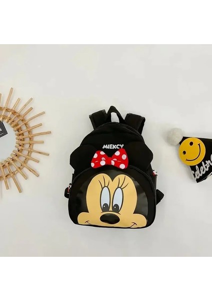 Miniso 2025 Sonbahar Yeni Varış Anaokulu Sırt Çantası, Erkekler ve Kızlar Için Şık Karikatür Tasarımı, Çocuk Omuz Çantası Sırt Çantaları Renk: Kadınlar Siyah (Yurt Dışından)