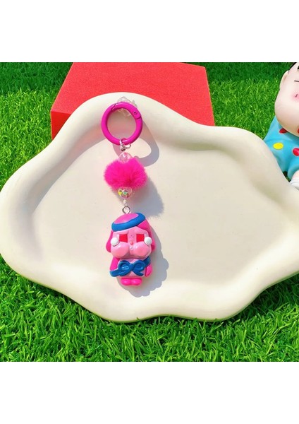 Yeni Crybaby Keychain Kolye Kawaii Anime Karikatür Anahtarlık Okul Çantası Sırt Çantası Kolye Dekorasyon Araba Anahtar Aksesuarları Hediye Renk: D (Yurt Dışından)