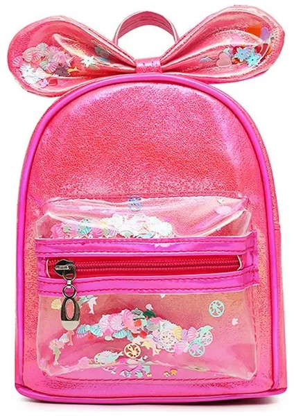 Yeni çocuk moda çantası şeffaf payetler sevimli prenses yay sırt çantası kişiselleştirilmiş isim anaokulu hafif atıştırmalık çantalar Renk: Sıcak Pembe/Boyut: İsim yok19×20×10 (Yurt Dışından) fiyatları