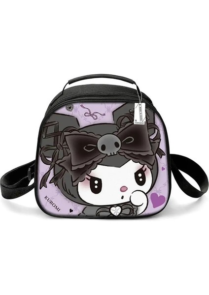 Karikatür Birincil ve Ortaokul Öğrencileri Için Sevimli Taşınabilir Öğle Çantası Kuromi Kuromi Çocuk Buz Çantası Yalıtım Çantası Renk: B (Yurt Dışından)