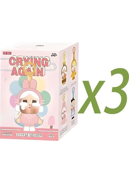 Popmart Crybaby Crying Again Seri Serisi Vinil Kutu Oyuncaklar Kawaii Anime Action Figür Caixa Caja Sürpriz Kutusu Dolls Kızlar Renk: Random 3 Adet Kutu (Yurt Dışından)