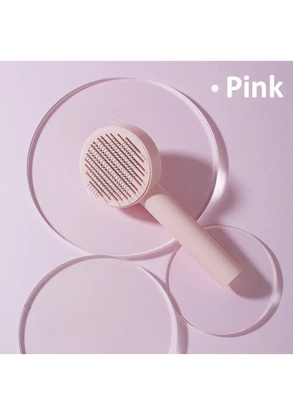Pet Eptepoval Tomberi Kedi Fırçası Kendi Kendini Temizleme Kedi Köpekleri Için Slicker Fırçası Saç Çıkartma Scater Pet Tımarlama Aracı Kedi Accessoriescolor: Pink (Yurt Dışından)