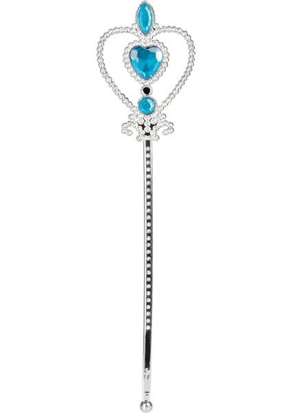 Mavi Renk Kalp Işlemeli Karlar Ülkesi Elsa Asası (5047) fiyatları