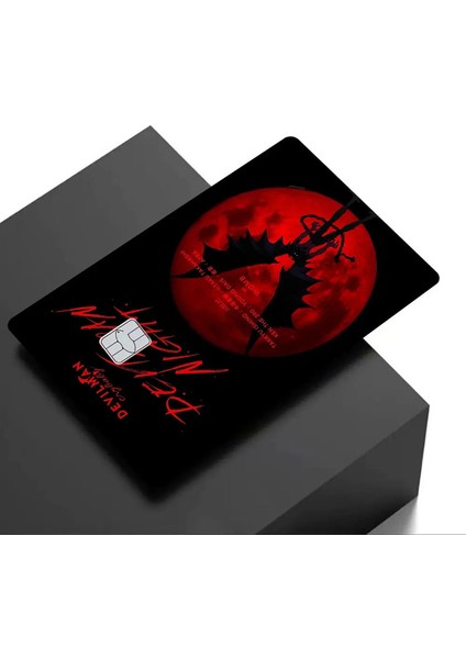 Anime Devilman Crybaby Moda Mat Altın Gümüş Siyah Mat Film Cilt Çıkartma Bank Banka Kredi Banka Kartı Renk: Z5/boyut: 1 Set (Yurt Dışından)