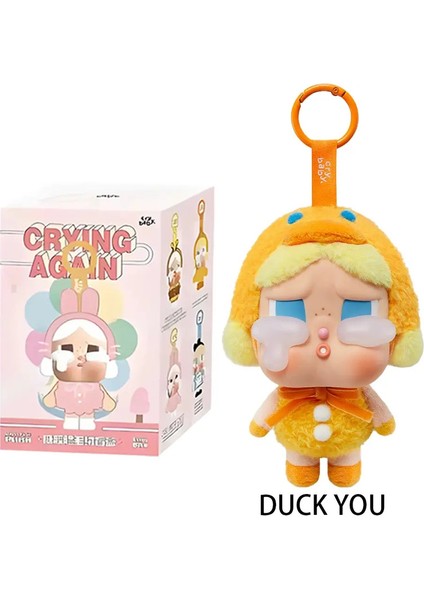 Yeni 13CM Crybaby Kutu Tekrar Ağlama Serisi Vinil Bebek Oyuncak Hayvan Kolye Anahtarı Kutusu Hediye Yüksek Kaliteli Versiyon Renk: F (Yurt Dışından)