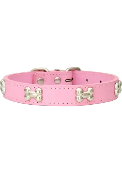 Kemik Deri Dalı Evcil Köpek Yakaları Köpek Yavru Pug Yatakları Küçük Büyük Köpek Chihuahua Kedi Aksesuarları Küçük Köpekler Için Evcil Yaka Renk: Pembe/boyut: Xs (Yurt Dışından)