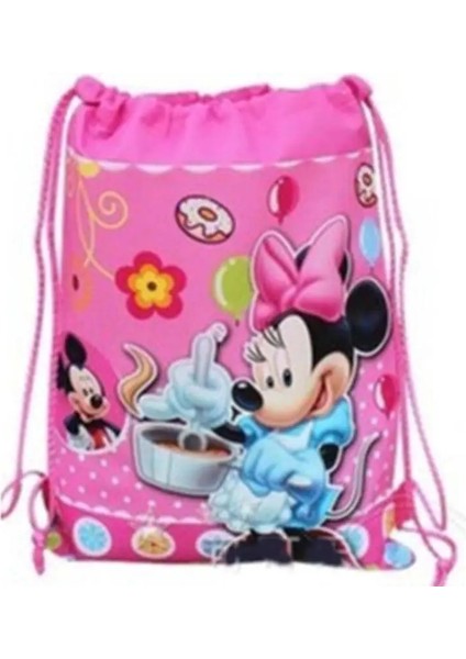 Karikatür Disney Mickey Mouse Depolama Çantası Anime Çocukların Taşınabilir Günlük Okul Çantası Kadın Erkekler Sırt Çantası Drawstring Çanta Renk: 3 (Yurt Dışından)