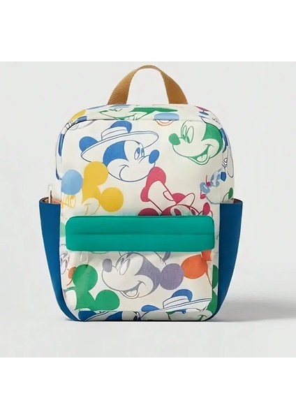 Miniso Yeni Mickey Mouse Cartoon Moda Sırt Çantası Kadınlar Minnie Canvas School Bag Büyük Kapasite Sırt Çantası Kızlar Mochila Renk: C (Yurt Dışından) fiyatları