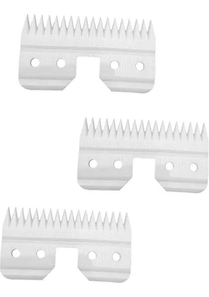 Beyaz Seramik Çıkarılabilir Evcil Köpek Bakımı Clipper Blade, Çoğu Andis Için, Oster A5, Wahl Km Clipperscolor: 1pcs (Yurt Dışından)
