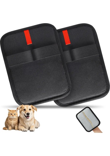 Statik Pet Esteri Kalan Eldivenler Yeniden Kullanılabilir Elektrostatik Kedi Köpek Saç Çıkartma Tımarlama Eldivenleri Kanepe Halı Otomobil Seatcolor: 1 Pcs (Yurt Dışından)