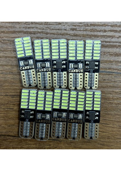 T10 24 LED Buz Mavisi Park Ampulü 10 Adet Fiyatı