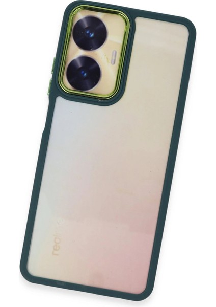 Realme C55 Kılıf Dora Kapak - Haki Yeşil - ALVN7126-5105 modelleri