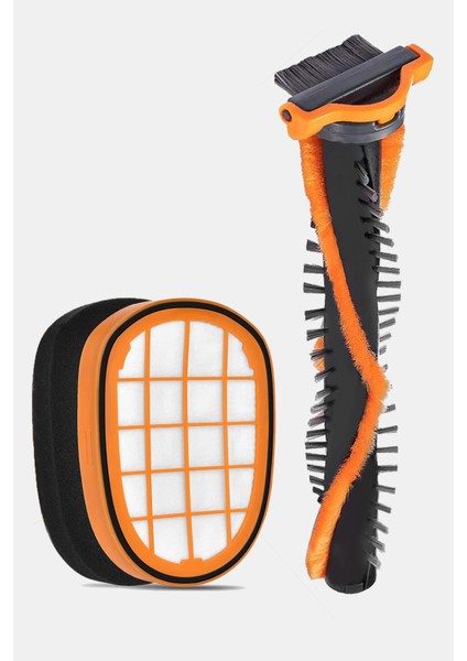 Philips XC7040 Uyumlu Süpürge Hepa Filtresi ve Başlık Rulo Fırçası 2'li