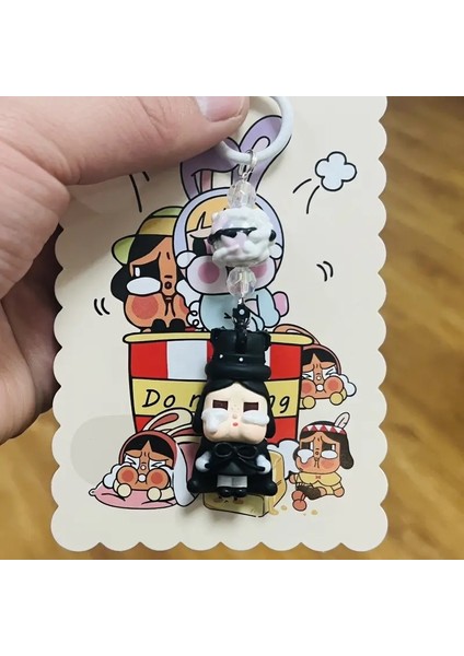 Yeni Crybaby Anahtar Zinciri Kawaii Anime Karikatür Anahtarlık Kawaii Sırt Çantası Dekorasyon Araba Anahtar Aksesuarları Çocuk Doğum Günü Hediyesi: H (Yurt Dışından)