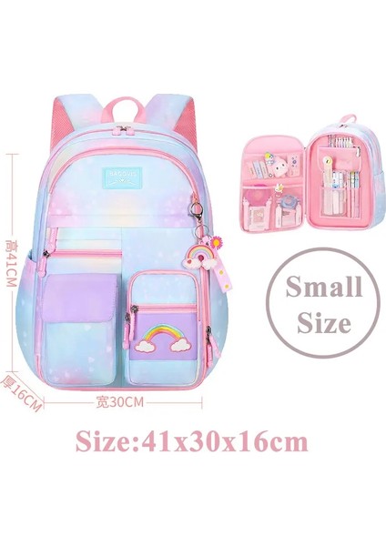 Kızlar Için Güzel Sırt Çantası Çocuklar Yeni Moda Ilköğretim Okulu Sevimli Güzel Seyahat Öğrencileri Pembe Büyük Kapasite Çanta: Buule S (Yurt Dışından)
