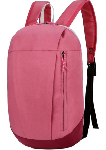 Yeni 10L Açık Hava Spor Hafif Su Geçirmez Su Geçirmez Sırt Çantası Seyahat Çantası Fermuar Ayarlanabilir Kemer Sırt Çantası Erkekler Renk: Pembe (Yurt Dışından)