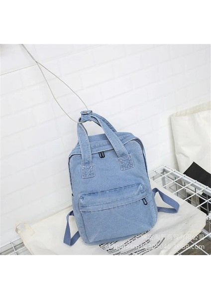 Özel Denim Tuval Sırt Çantası Kişiselleştirilmiş Işlemeli Adı Kızın Büyük Kapasiteli Okul Bag Eşsiz Doğum Günü Hediyesi Seyahat Denim Bagcolor: Koyu Mavi/boyut: Isim Yok (Yurt Dışından)