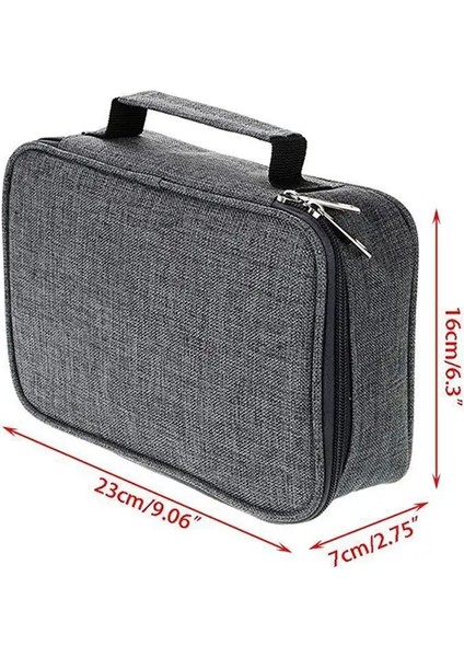 1pcs Çok Fonksiyonlu Kalem Çantası 72 Yuva Büyük Kapasiteli Boyama Kalemi Tutucu Saklama Kutusu Fermuar Çanta Gadget ile Sabit Bagcolor: Mor (Yurt Dışından)
