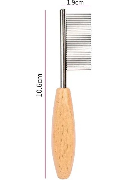 Taşınabilir Evcil Tarak Kedi ve Köpek Yüz Saç Temizleme Tarak Mini Evcil Hayvan Bakım Fırçası Yoğun Diş Yüz Tarağı Pet Saçı Sökücü Araç Color: Mini Yüz Tarağı (Yurt Dışından)