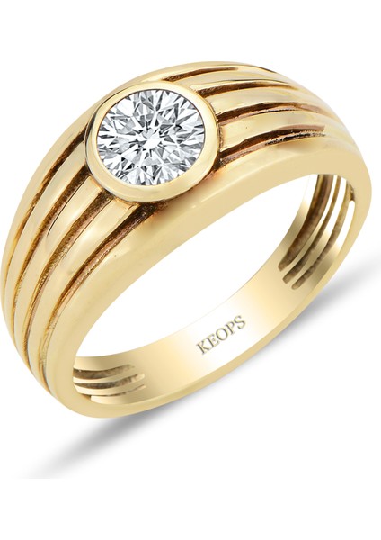 0.56 Karat F Renk Pırlanta Apollon Yüzük - Hrd Sertifikalı fiyatları