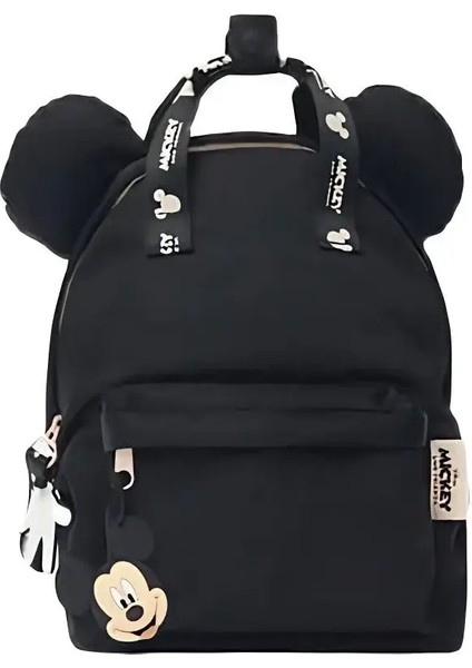 Disney Çizgi Film Mickey Mouse Kids Backpack Mini Schoolbag Kızlar ve Erkekler Sevimli Omuz Bagcolor: Siyah (Yurt Dışından)
