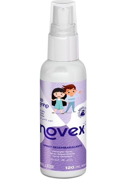 Super Silky - Düz Saçlı Çocuklar İçin Nemlendirici Kolay Tarama Spreyi 120 ml