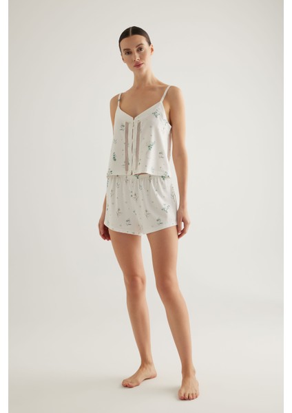 Kadın Pamuklu Şort Pijama Altı modelleri