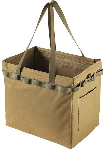 Açık Katlanır Saklama Kutusu Kamp Depolama Alet Çantası Büyük Kapasiteli Bez Çanta Ev Alışveriş Çantası Piknik Yakacak Odun Çantası (Yurt Dışından)