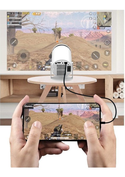 5000 Ansı Lümen Projeksiyon Cihazı - 600P Hdmı/usb Bağlantılı Gündüz Kullanım Için Ev Sinema Sistemi (Yurt Dışından) fiyatları