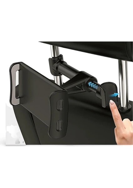 Araç Içi Arka Koltuk Başlığı Arkası 360 Derece Ipad Tablet ve Telefon Tutucu fırsatları
