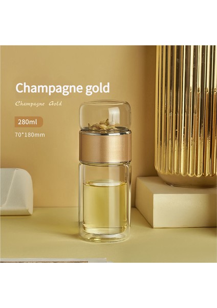 Çift Katmanlı Izole Çay Demleme Bardağı - 280ML Çay-Su Ayrıştırmalı (-20°c Ila 110°C) (Yurt Dışından) indirimleri