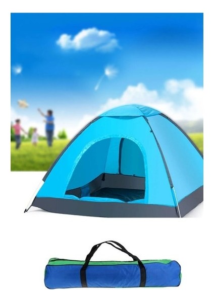 Onetick 6 Kişilik Renkli Dayanıklı Kamp Çadırı 220X250X150 cm Ekonomik (Yurt Dışından)