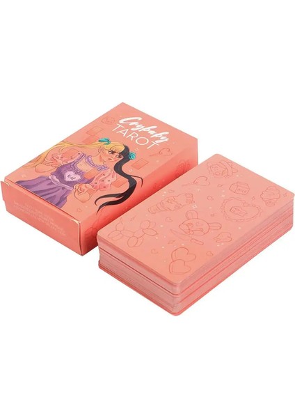 12X7CM Crybaby Tarot Kartları 78PCS Oracle Deck English Board Game Fortune, Kağıt ile Kader Kehanetini Anlatan Manual Color: Açık Gri (Yurt Dışından)