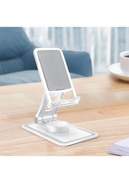360 ° Dönen Tablet Cep Telefonu iPad Masa Tutucu Masası Braket Cep Telefonu Standı Cep Telefonu Holdercolor: Beyaz (Yurt Dışından)