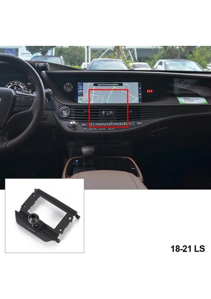 17MM Araba Telefon Tutucu Lexus Es Ux Ls Rx 570 Nx Ct Sabit Braket Gps Deste Tabanı Özel Araba Aksesuarları Renk: 18-21 Ls (Yurt Dışından)