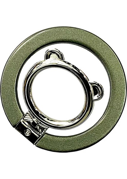 Magsafe Metal Glitter Toz Güçlü Manyetik Emme Halka Tutucu Cep Telefonu Tutucu Metal 360 ° Dönen Şarj Evrenselcolor: Beyaz (Yurt Dışından)