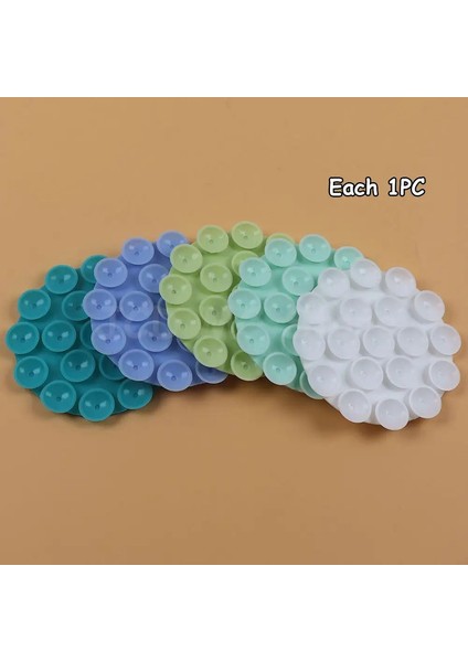 5pcs Taşınabilir Silikon Emme Kupası Telefon Montaj Çift Taraflı Montaj Araba Navigasyon Braketi Evrensel Cep Telefonları Stand Renk: No. 6 (Yurt Dışından)