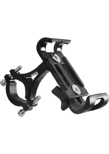 Metal Motosiklet Bisiklet Telefon Tutucu Alüminyum Alaşım Anti-Slip Braket Gps Klipsi Tüm Smartfhonescolor Için Evrensel Bisiklet Stand Desteği: Kırmızı Dönüş Yok (Yurt Dışından)