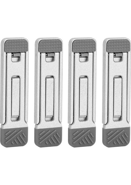Ipad MacBook Pro Cep Telefonu Tablet Metal Alaşım Ayarlanabilir Katlanır Dizüstü Dizüstü Soğutma Standkolor: A-4 Pcs (Metal) Için Mini Görünmez Dizüstü Bilgisayar Standı (Yurt Dışından)