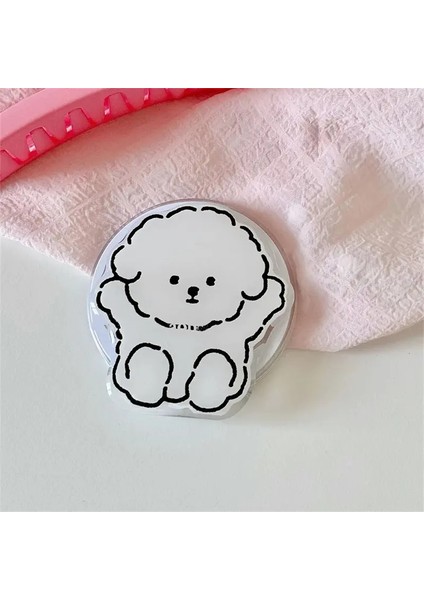 Magsafe Manyetik Telefon Için Koreli Sevimli Kurabiye Köpek Tavşan Griptok Grip Tok Iphone Katlanabilir Kablosuz Şarj Holdercolor: CX-117 (Yurt Dışından)