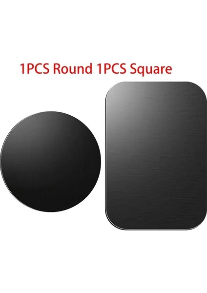 10-1pcs Araç Telefon Tutucu Çıkartmaları Için Ultra Ince Manyetik Metal Plaka Tablet Mobil Telefon Stand Mountcolor Için Manyetik Yama Çıkartma: 1 Pc (Yurt Dışından)